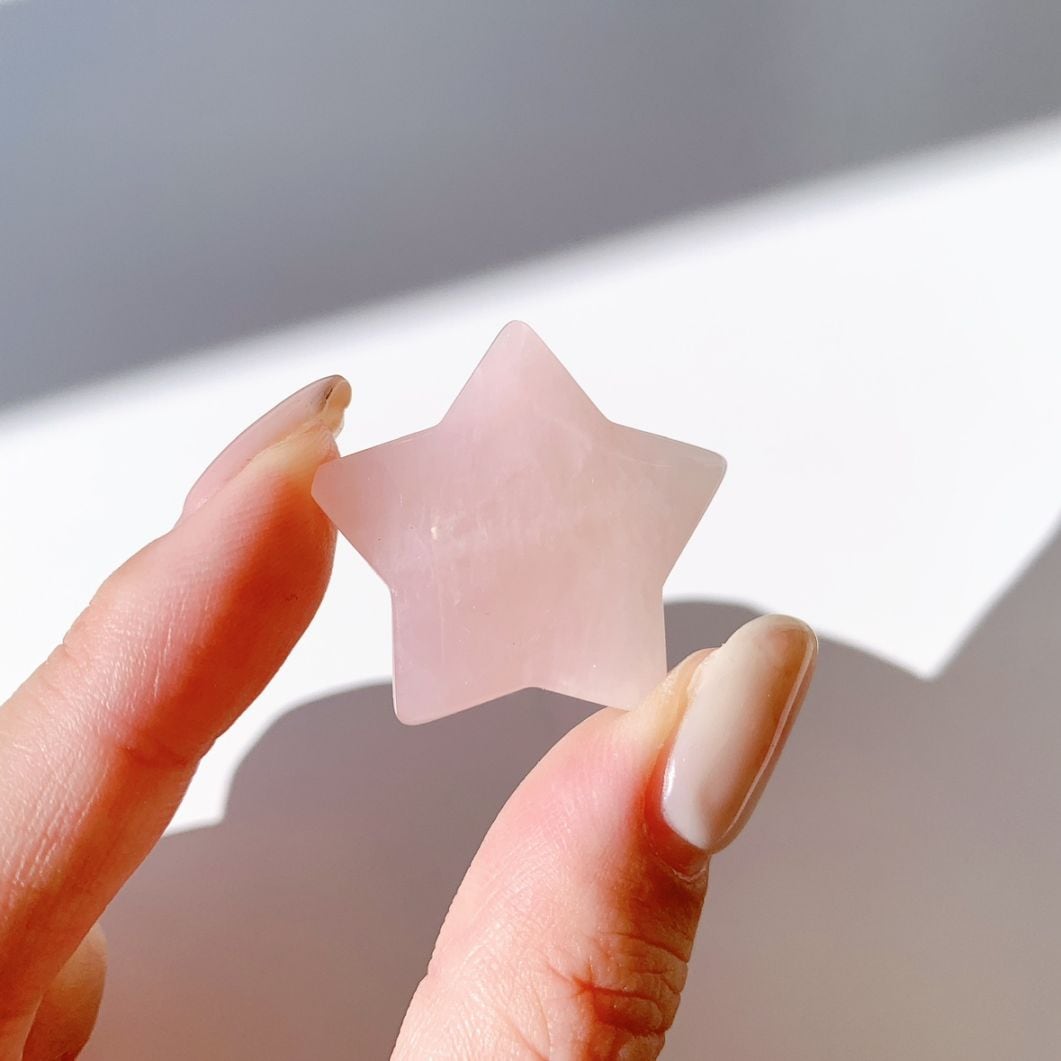 ローズクォーツ 星型 小
