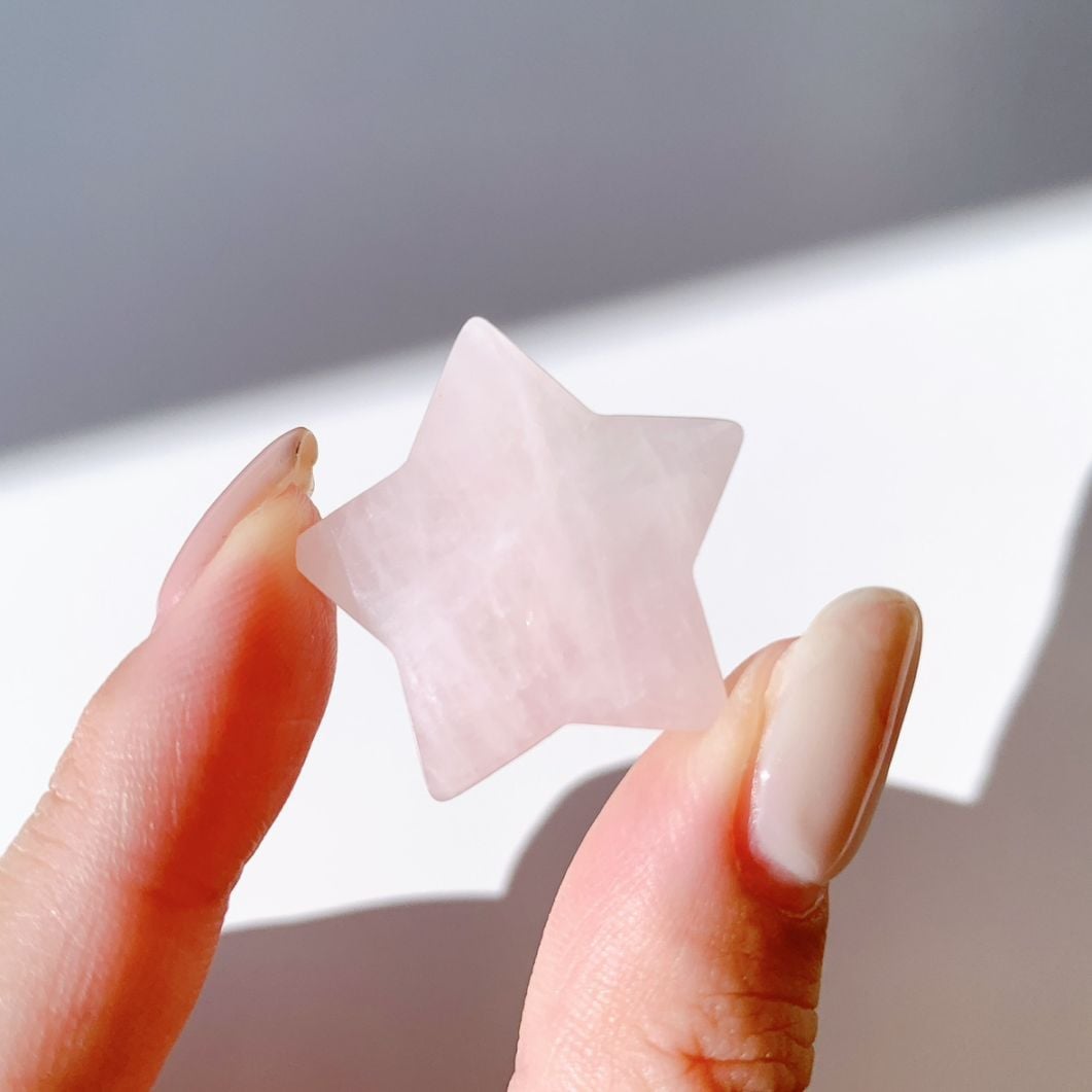 ローズクォーツ 星型 小