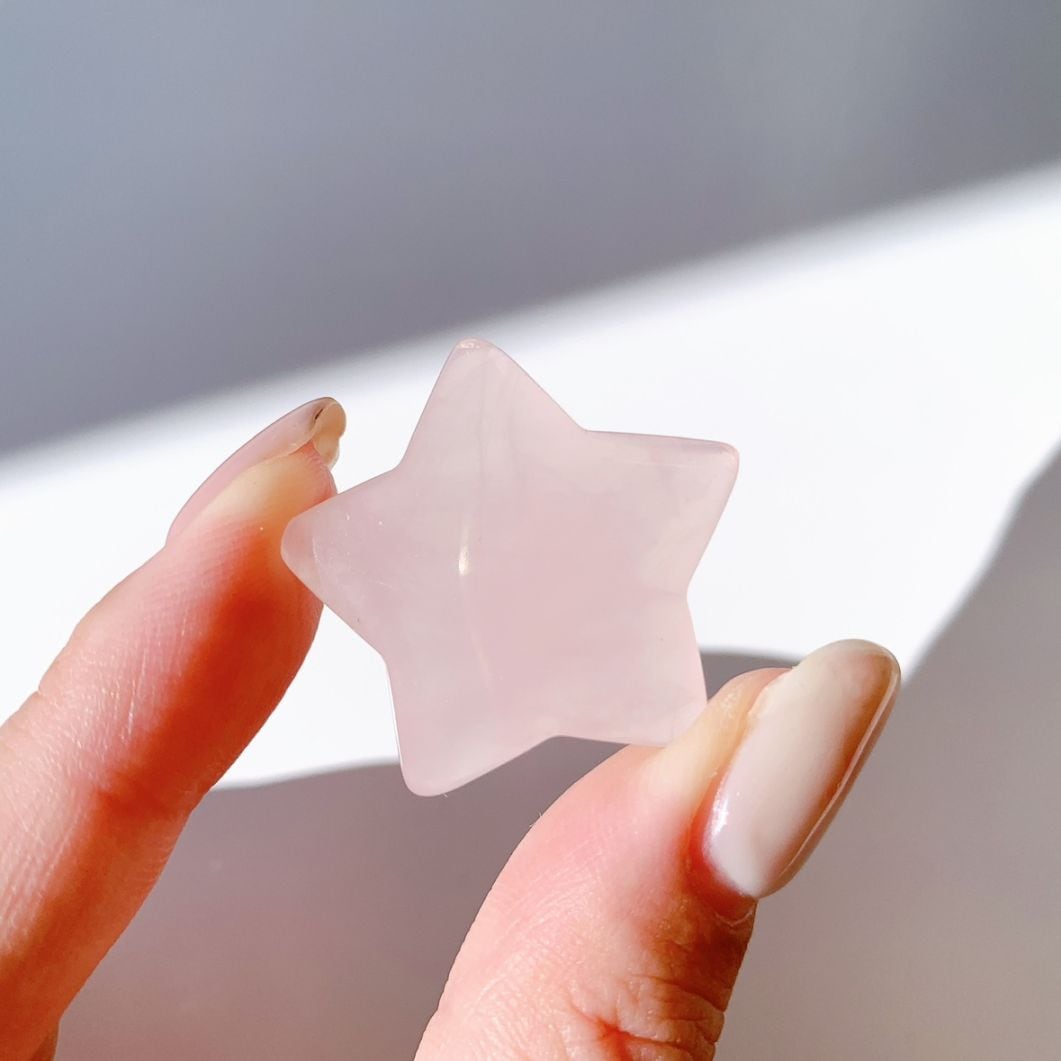 ローズクォーツ 星型 小