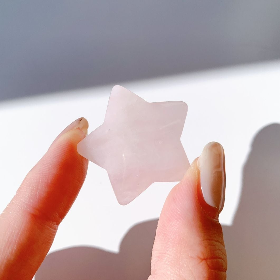 ローズクォーツ 星型 小