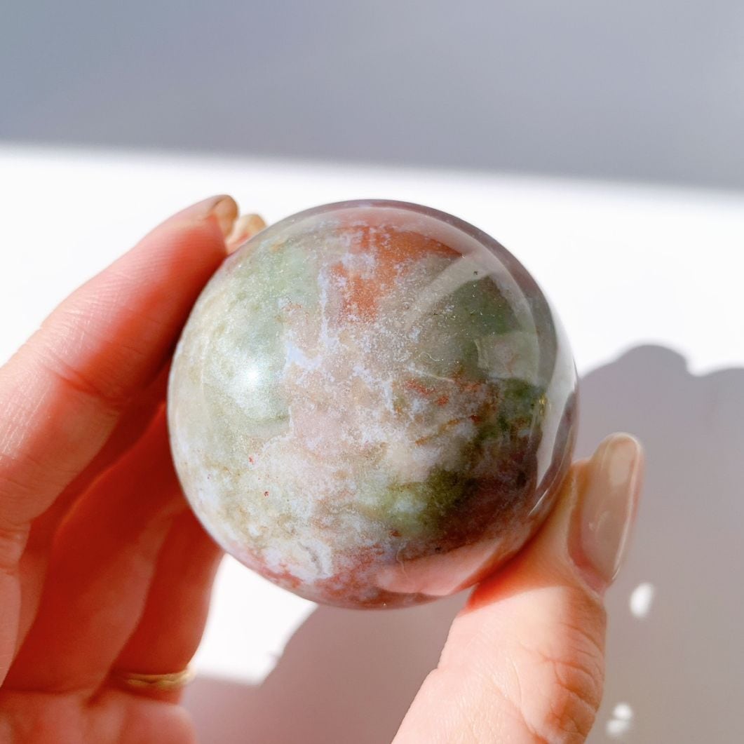 ファンシーアゲート 丸玉