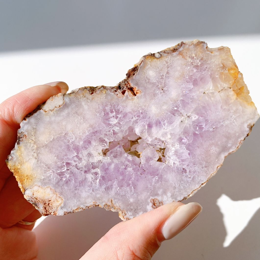 ローズ（ピンク）アメジスト プレート