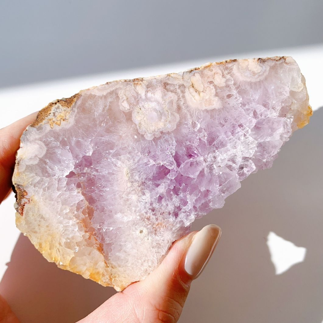 ローズ（ピンク）アメジスト プレート