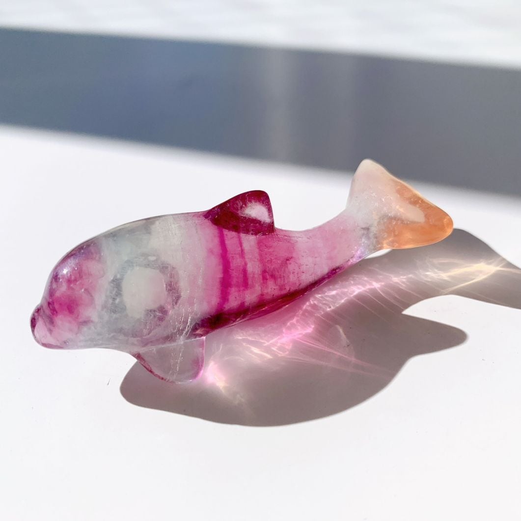 フローライト イルカ型