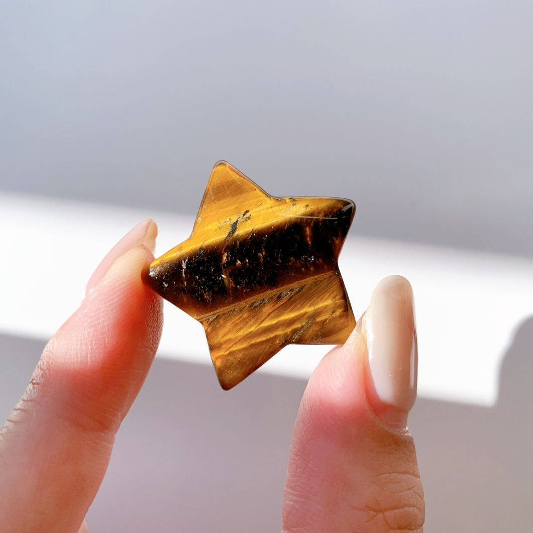 タイガーアイ 星型