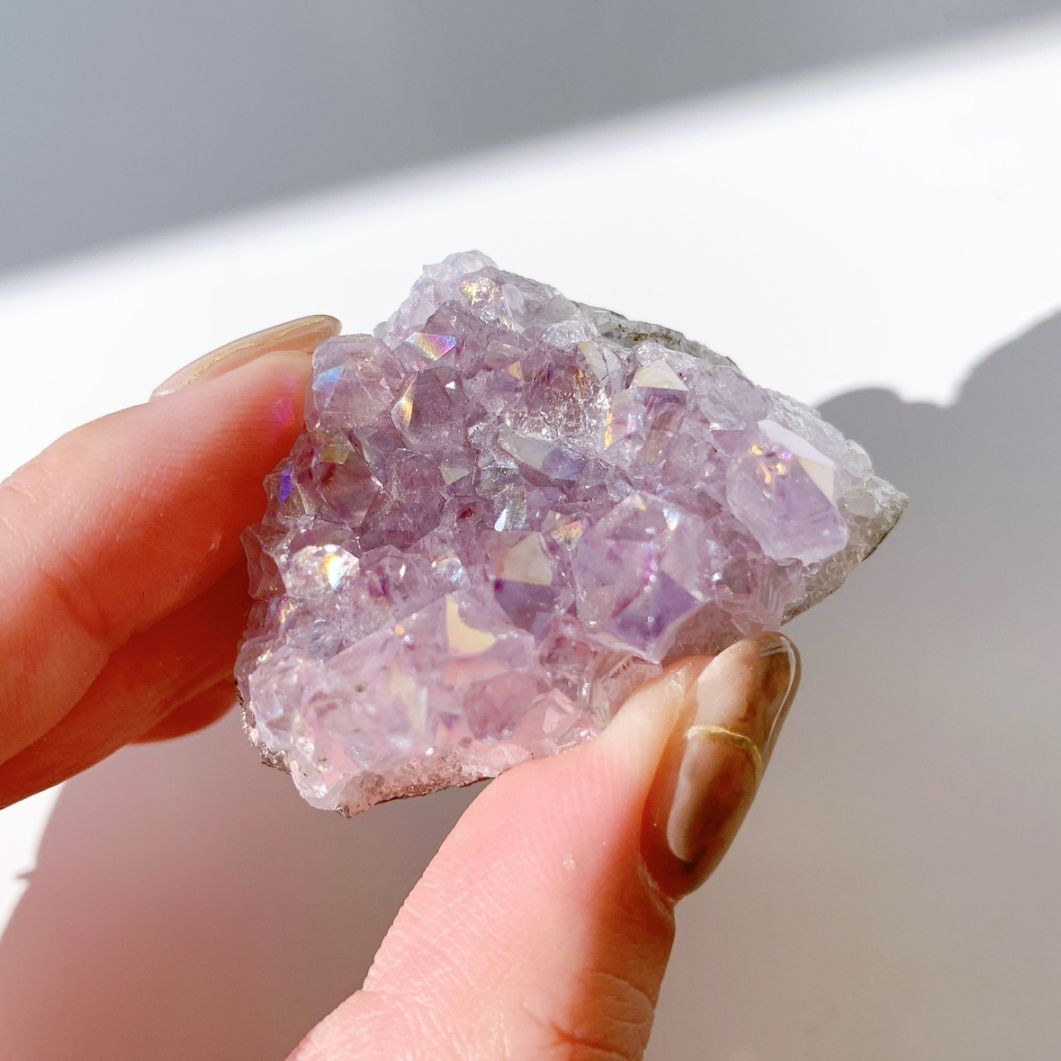 オーロラアメジスト クラスター