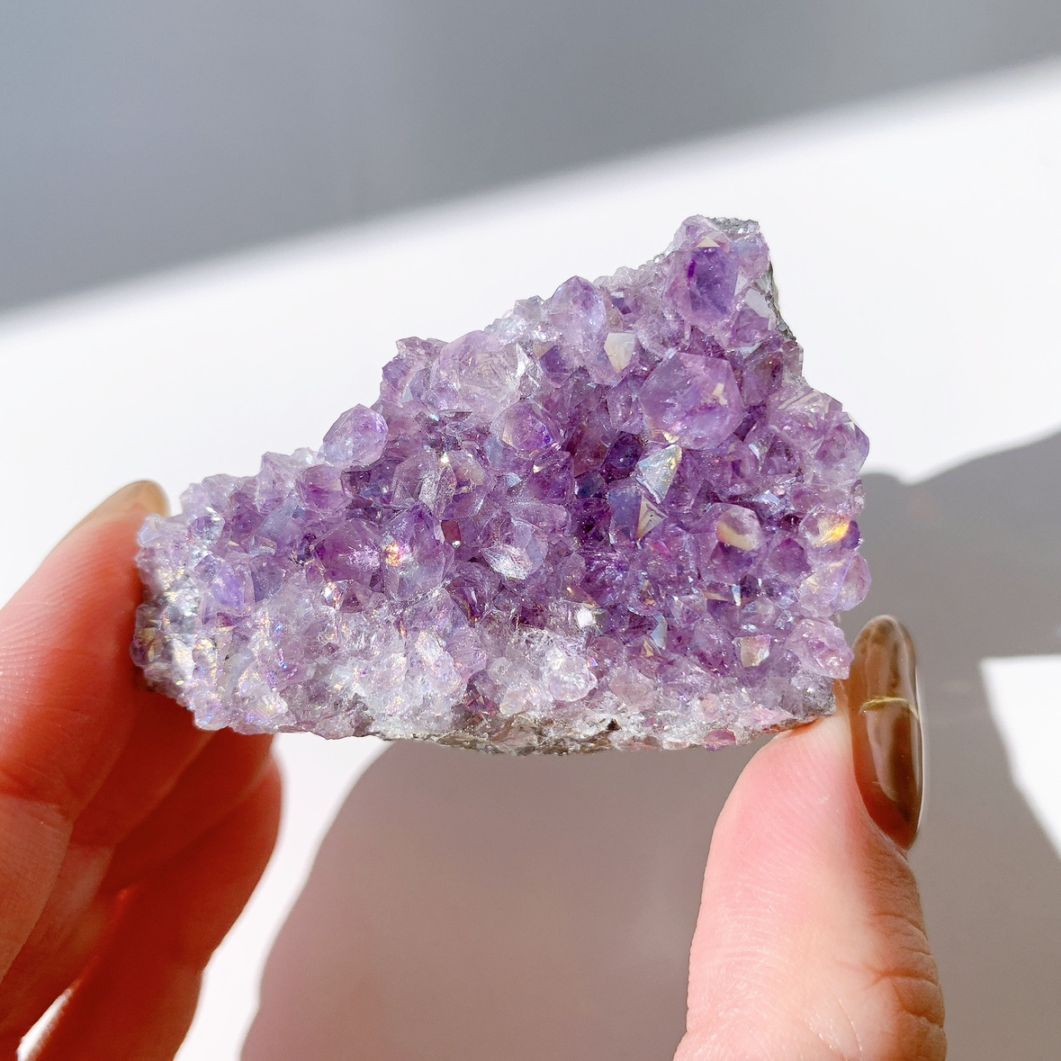 オーロラアメジスト クラスター