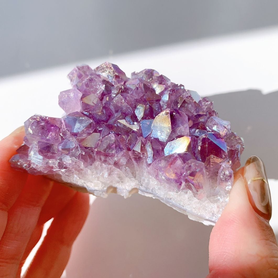 オーロラアメジスト クラスター