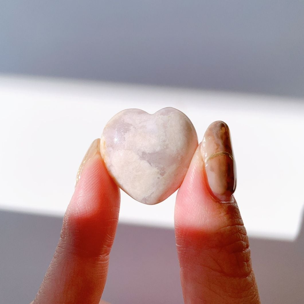 さくらアゲート ハート型 小