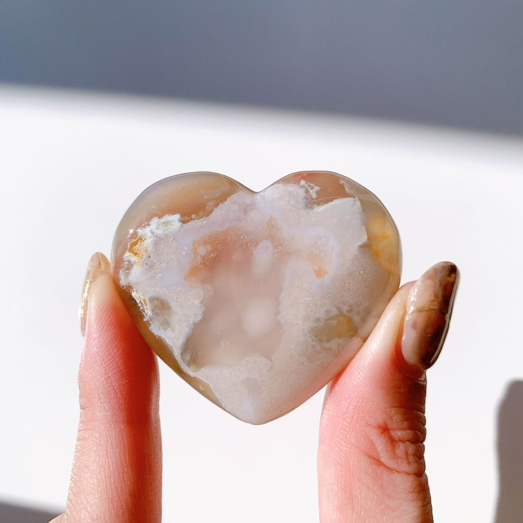 さくらアゲート ハート型