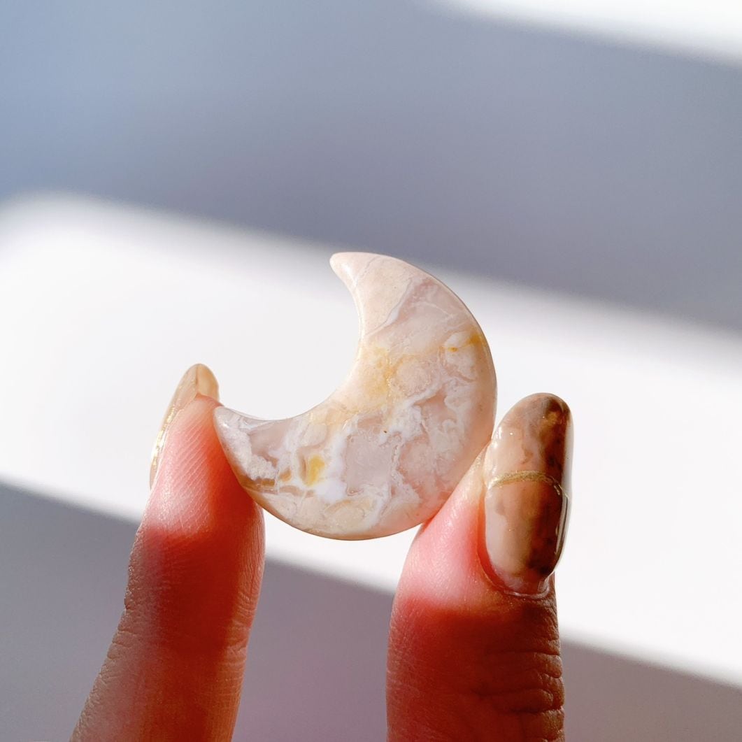 さくらアゲート 月型 小