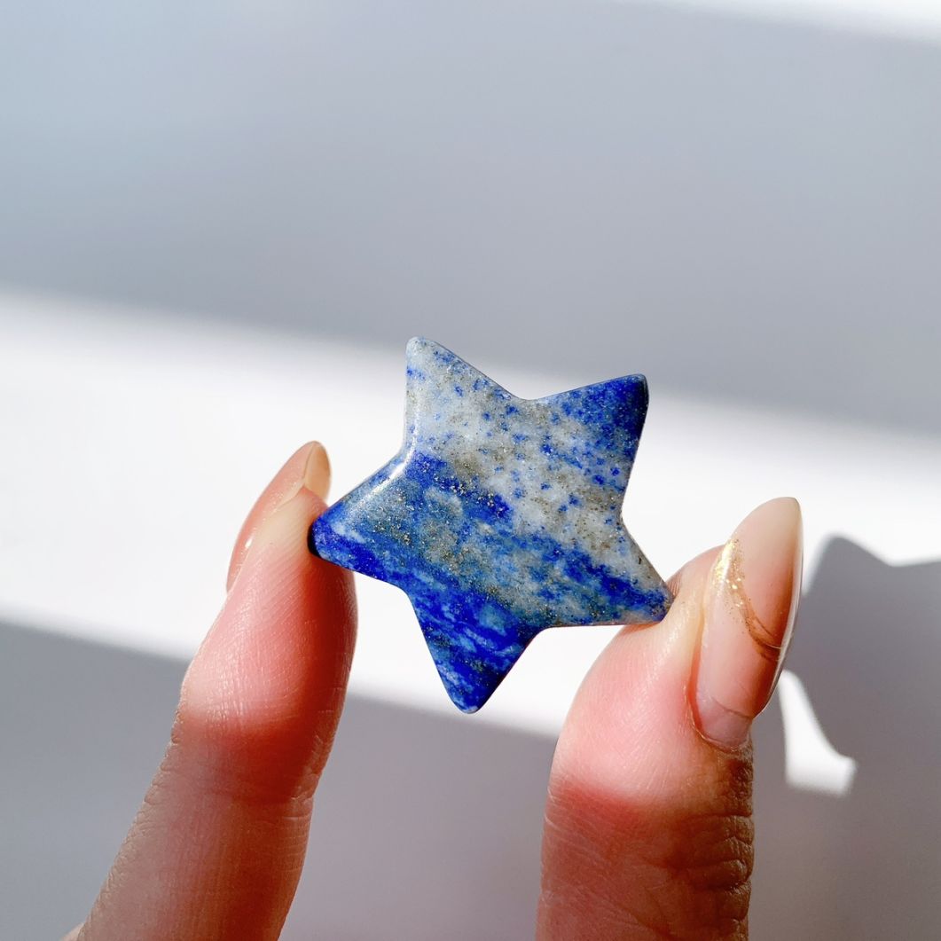 ラピスラズリ 星型 小