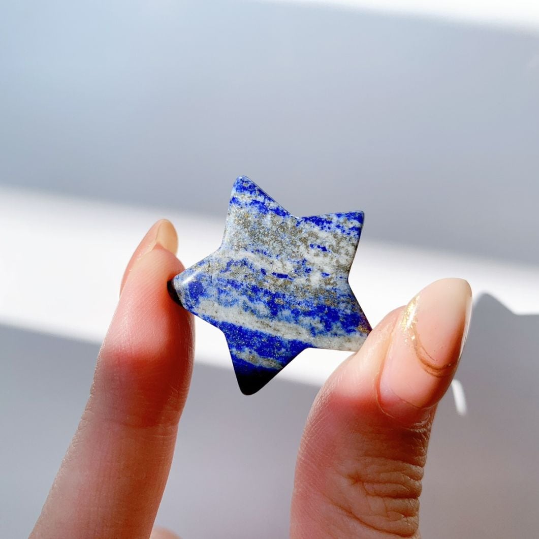 ラピスラズリ 星型 小