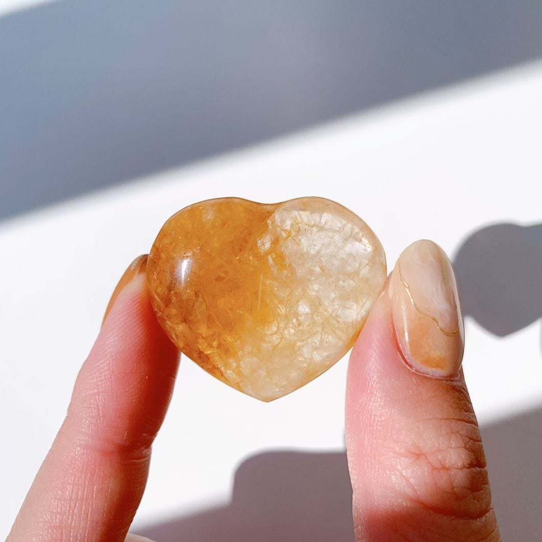 リモナイト水晶 ハート型 小