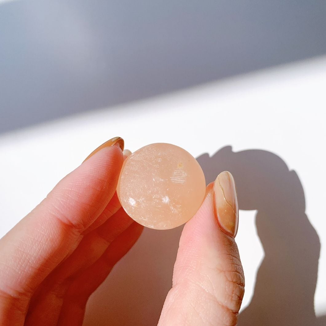 オレンジセレナイト タンブル