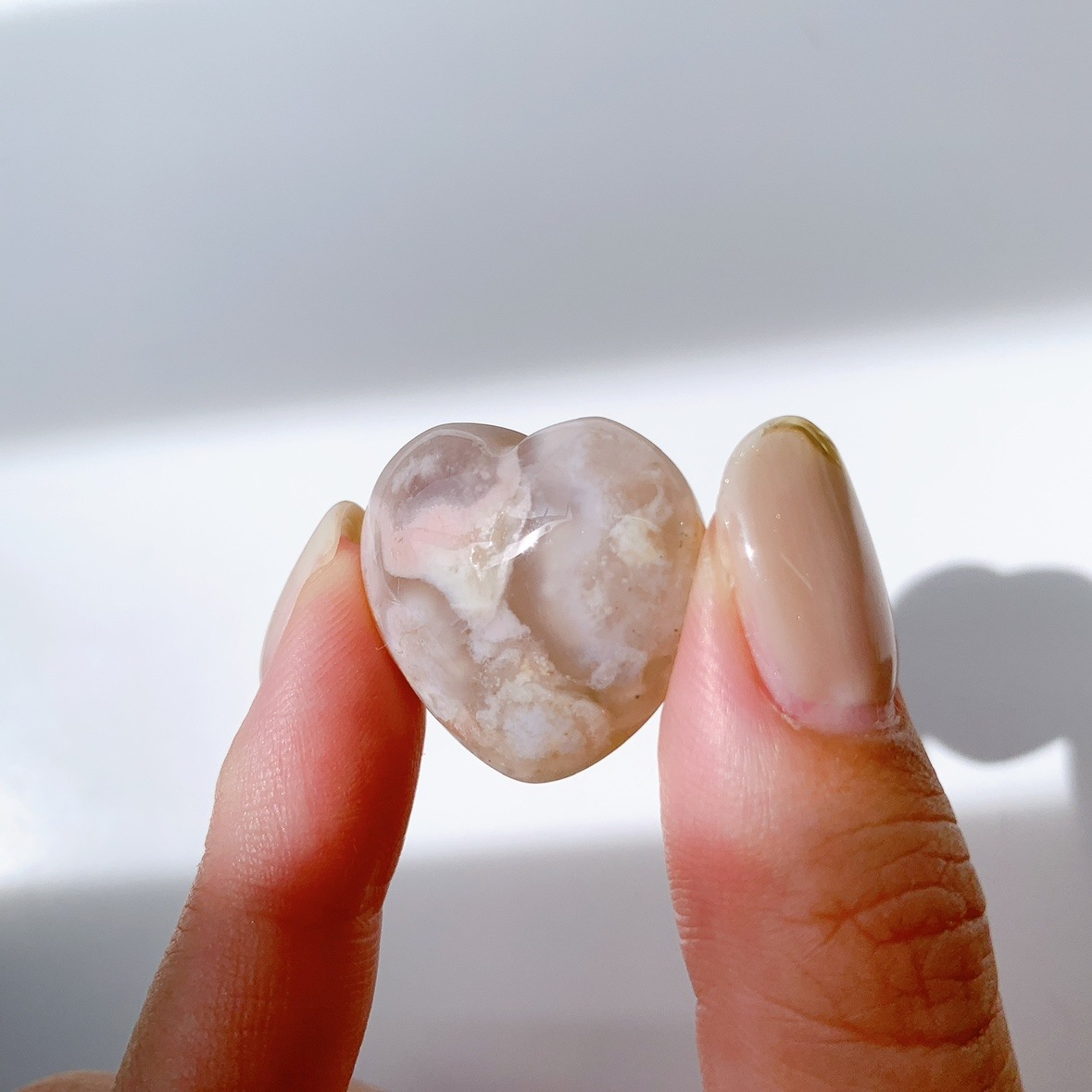 さくらアゲート ハート型 小