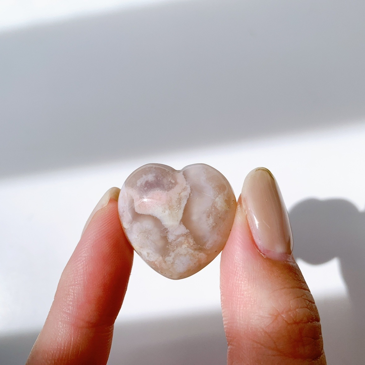 さくらアゲート ハート型 小