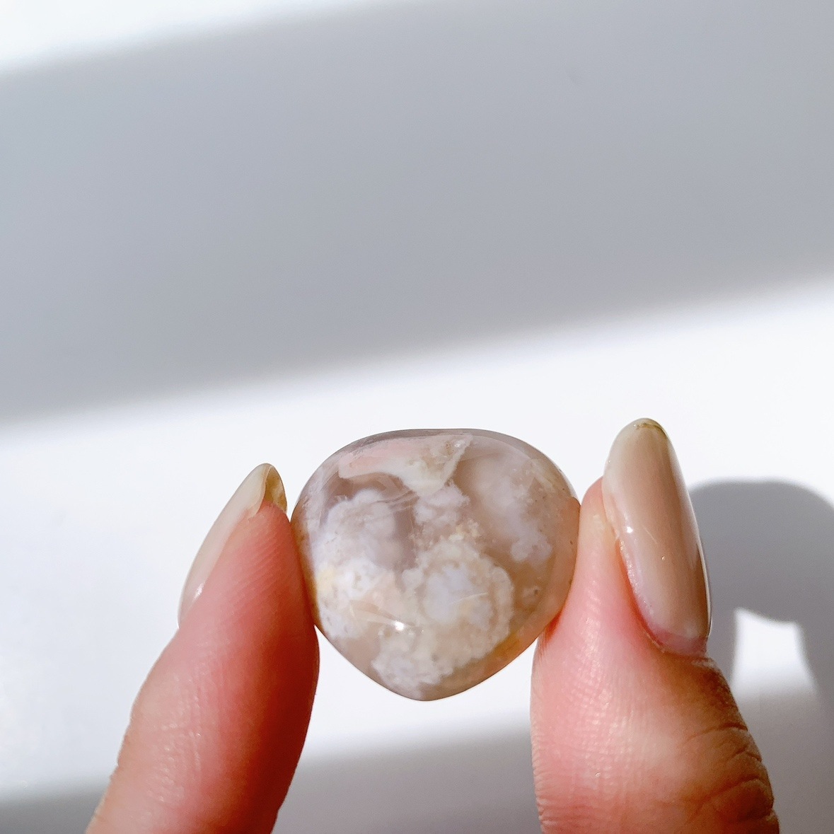 さくらアゲート ハート型 小