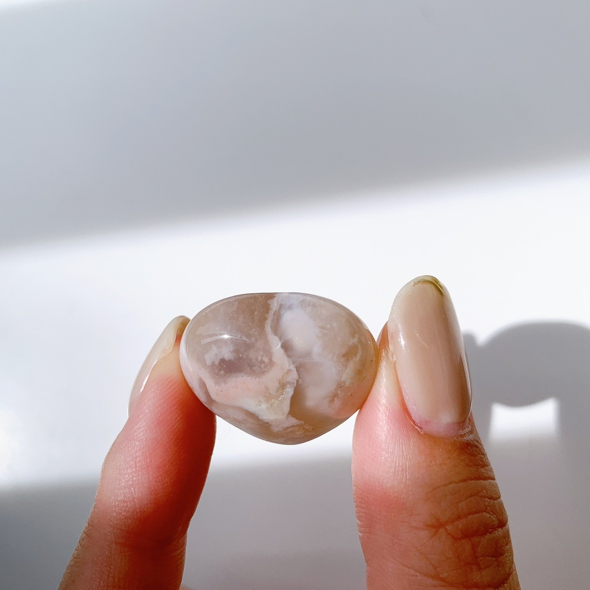 さくらアゲート ハート型 小