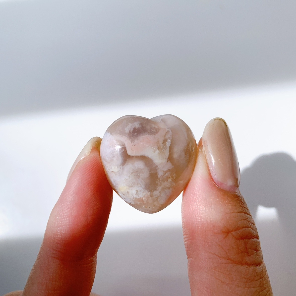 さくらアゲート ハート型 小