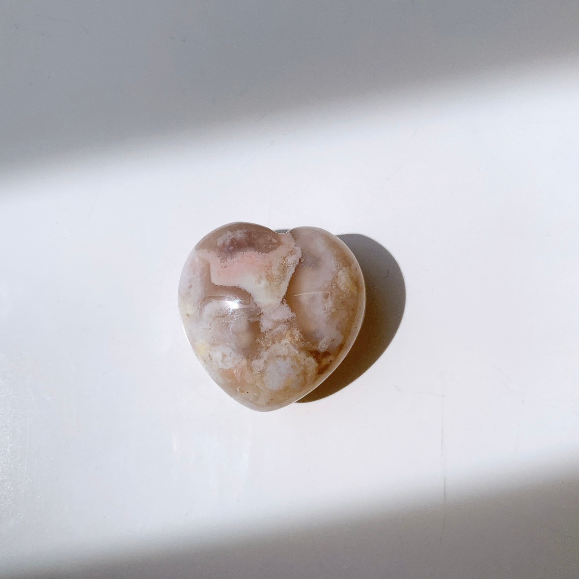 さくらアゲート ハート型 小