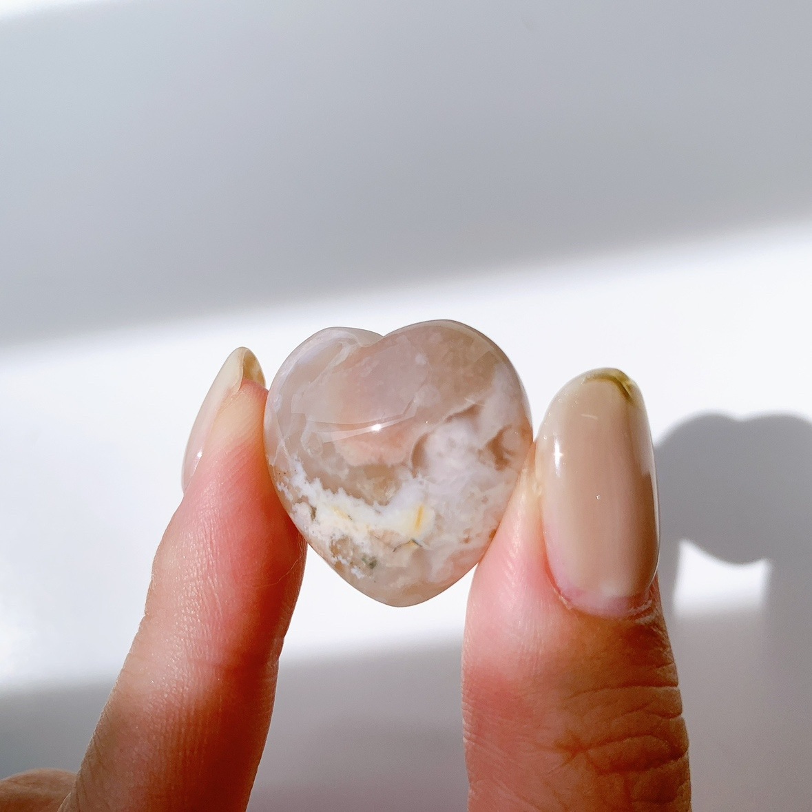 さくらアゲート ハート型 小