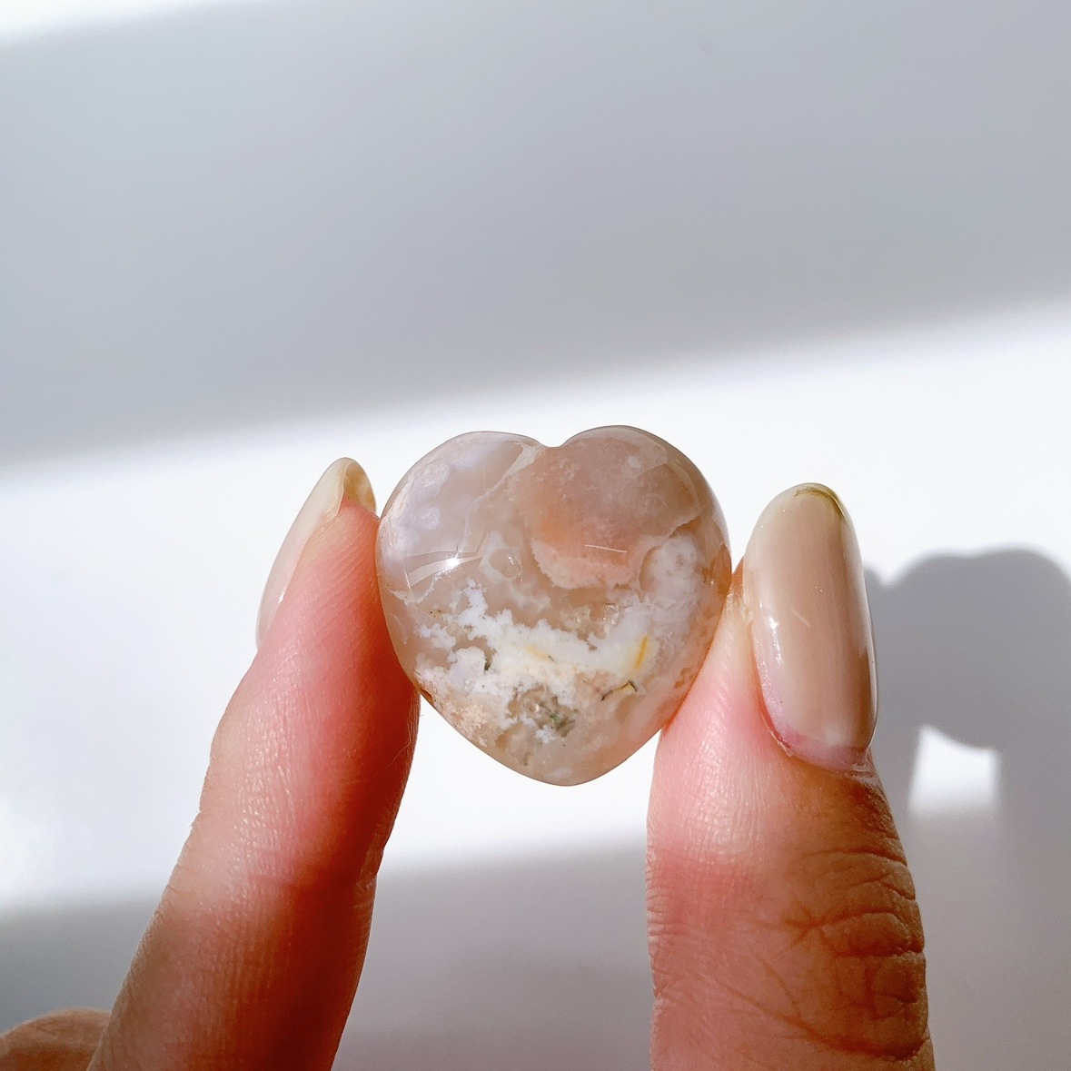 さくらアゲート ハート型 小