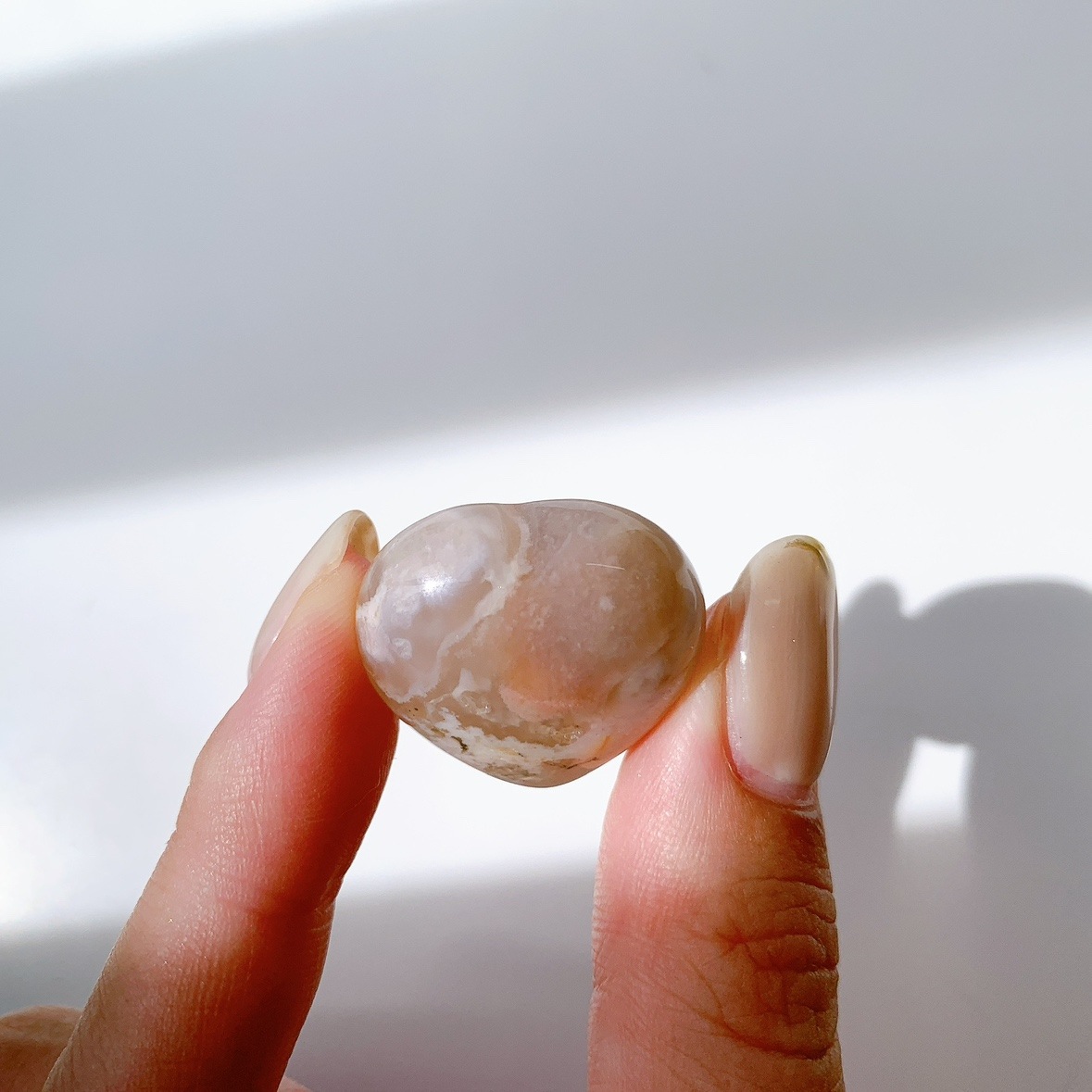 さくらアゲート ハート型 小