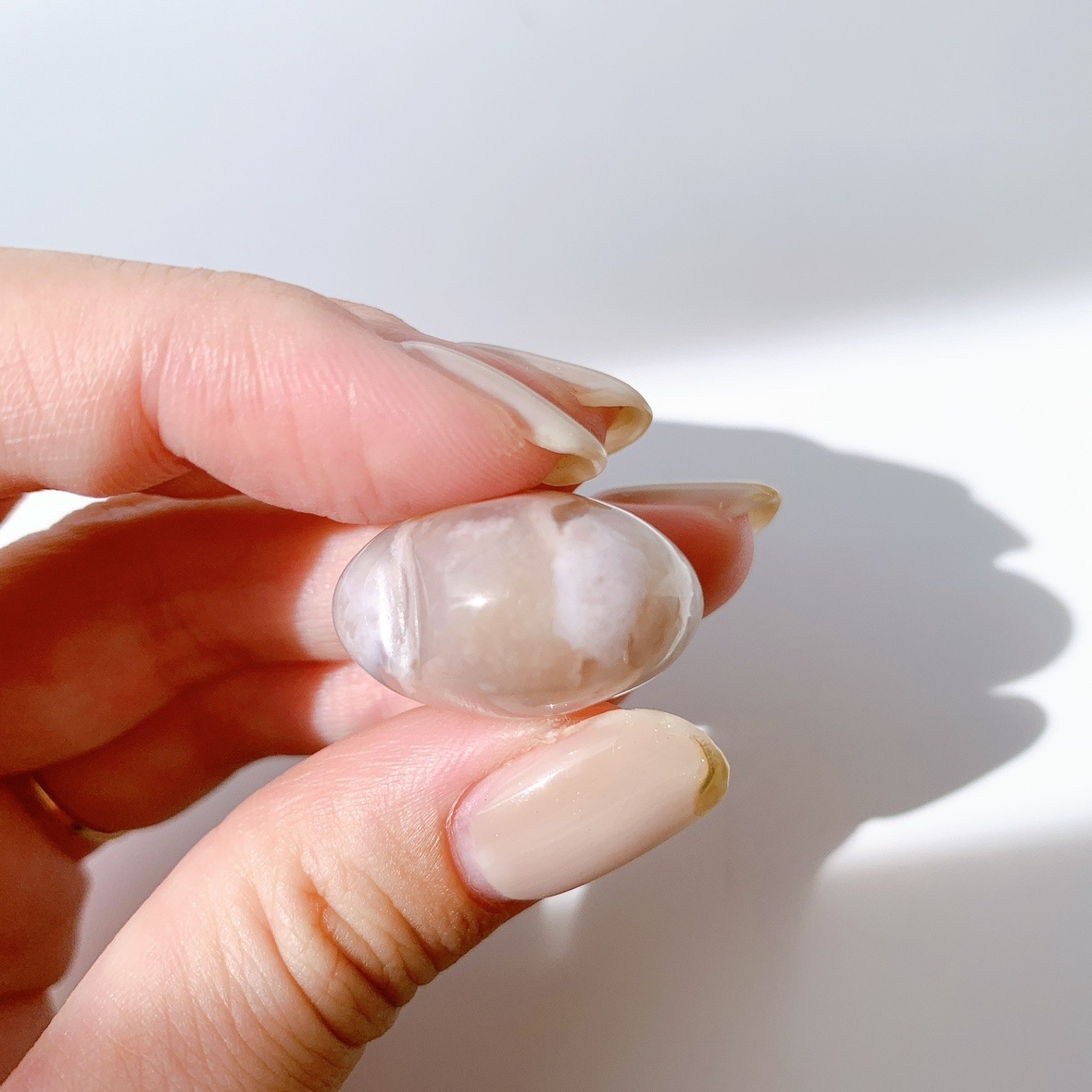 さくらアゲート ハート型 小