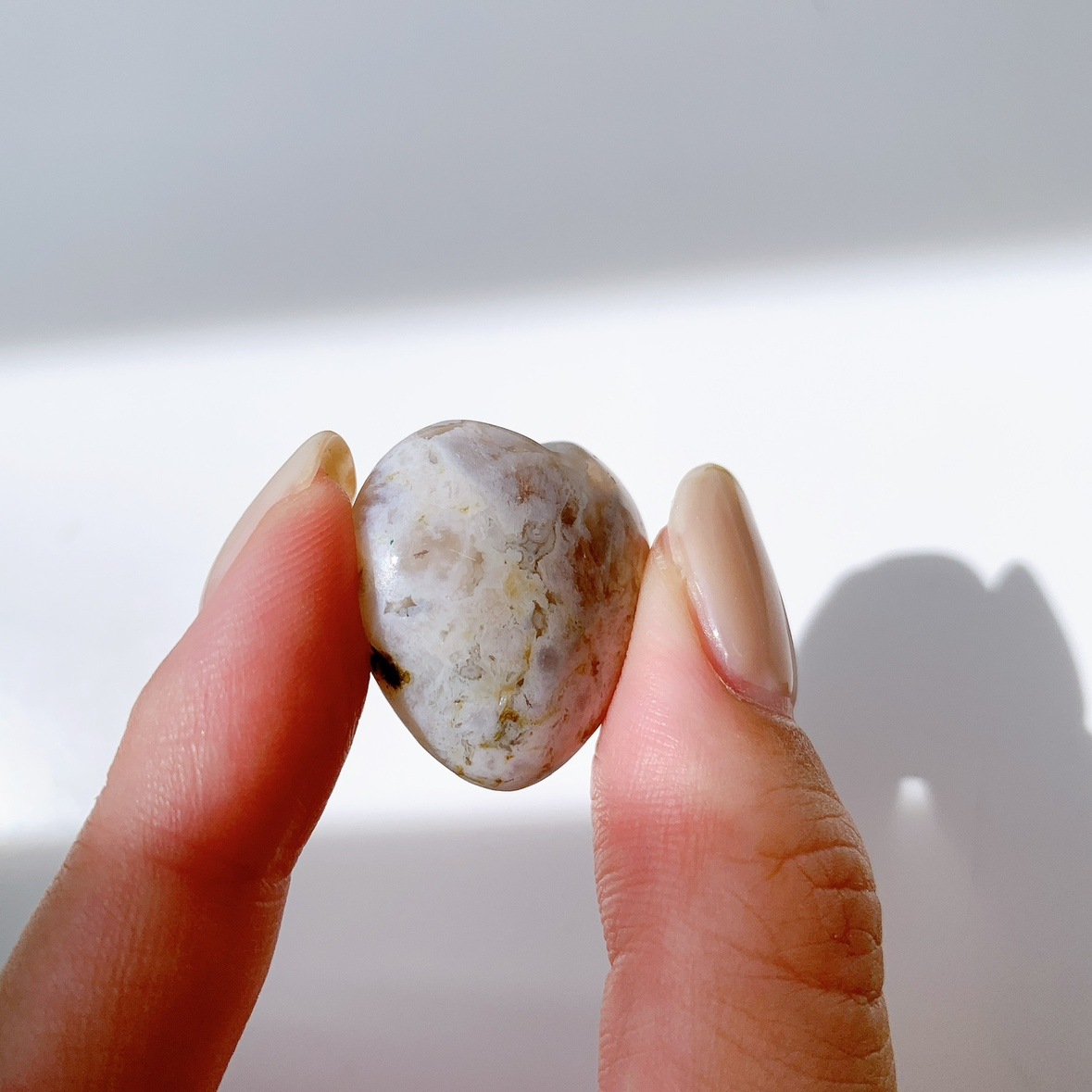 さくらアゲート ハート型 小