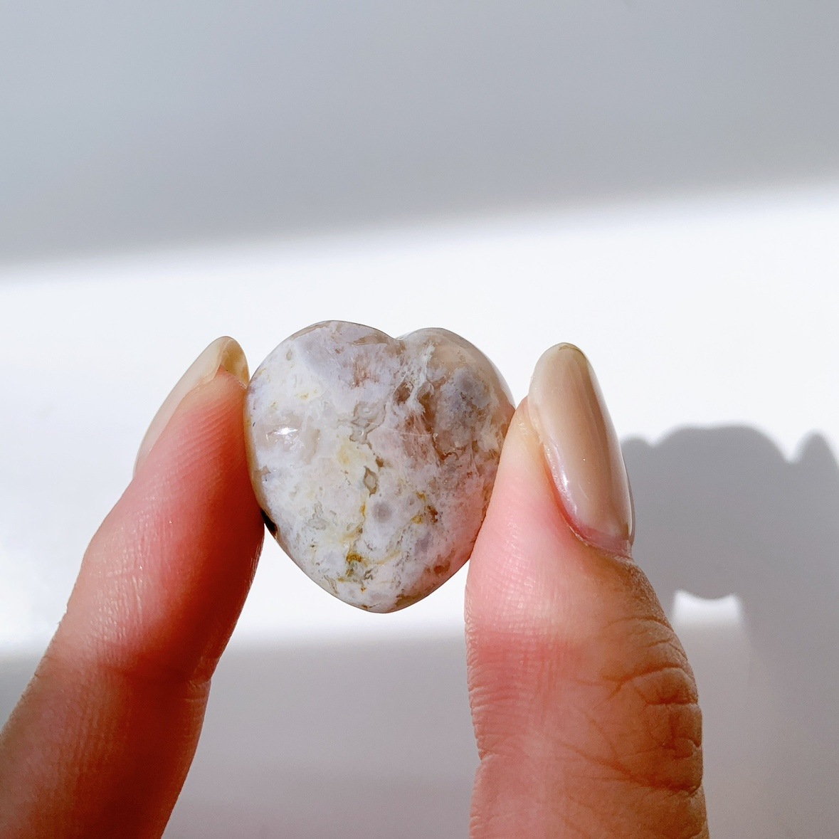 さくらアゲート ハート型 小