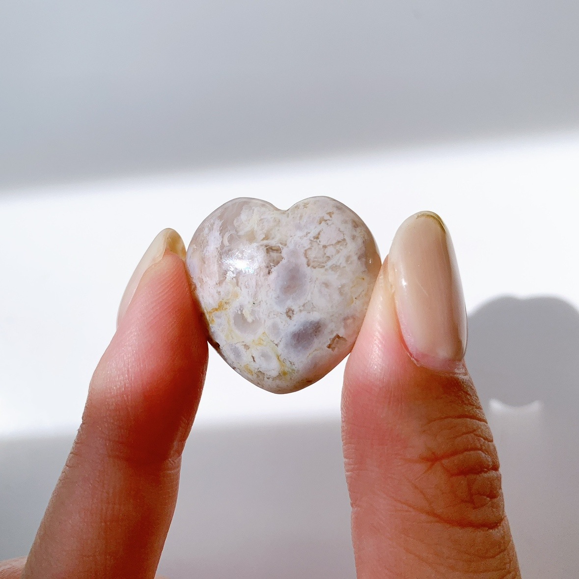 さくらアゲート ハート型 小
