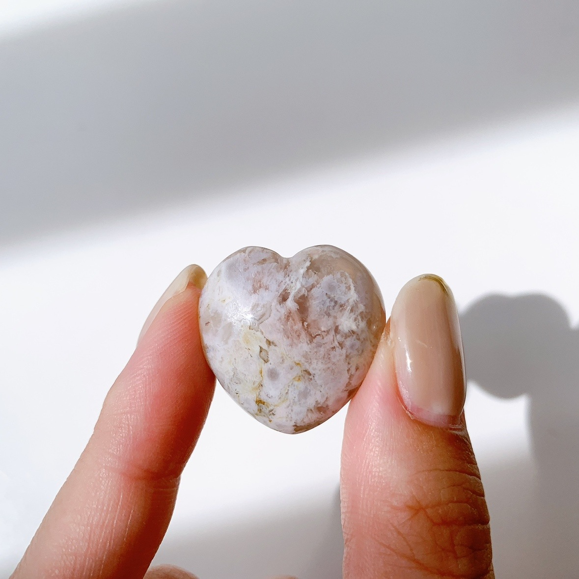 さくらアゲート ハート型 小