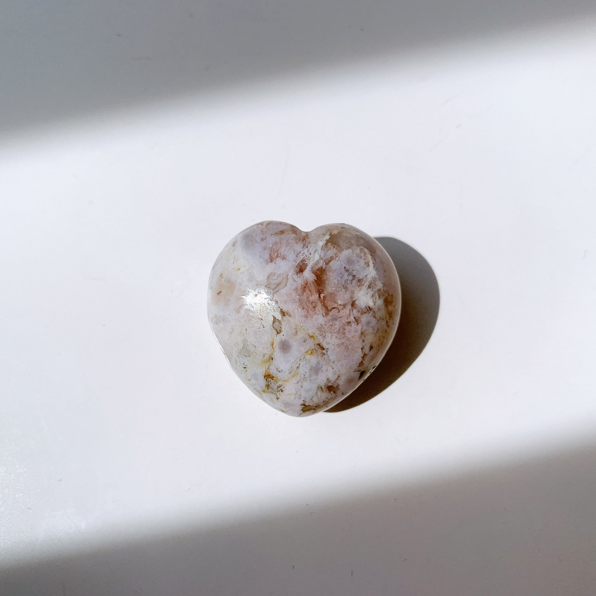 さくらアゲート ハート型 小