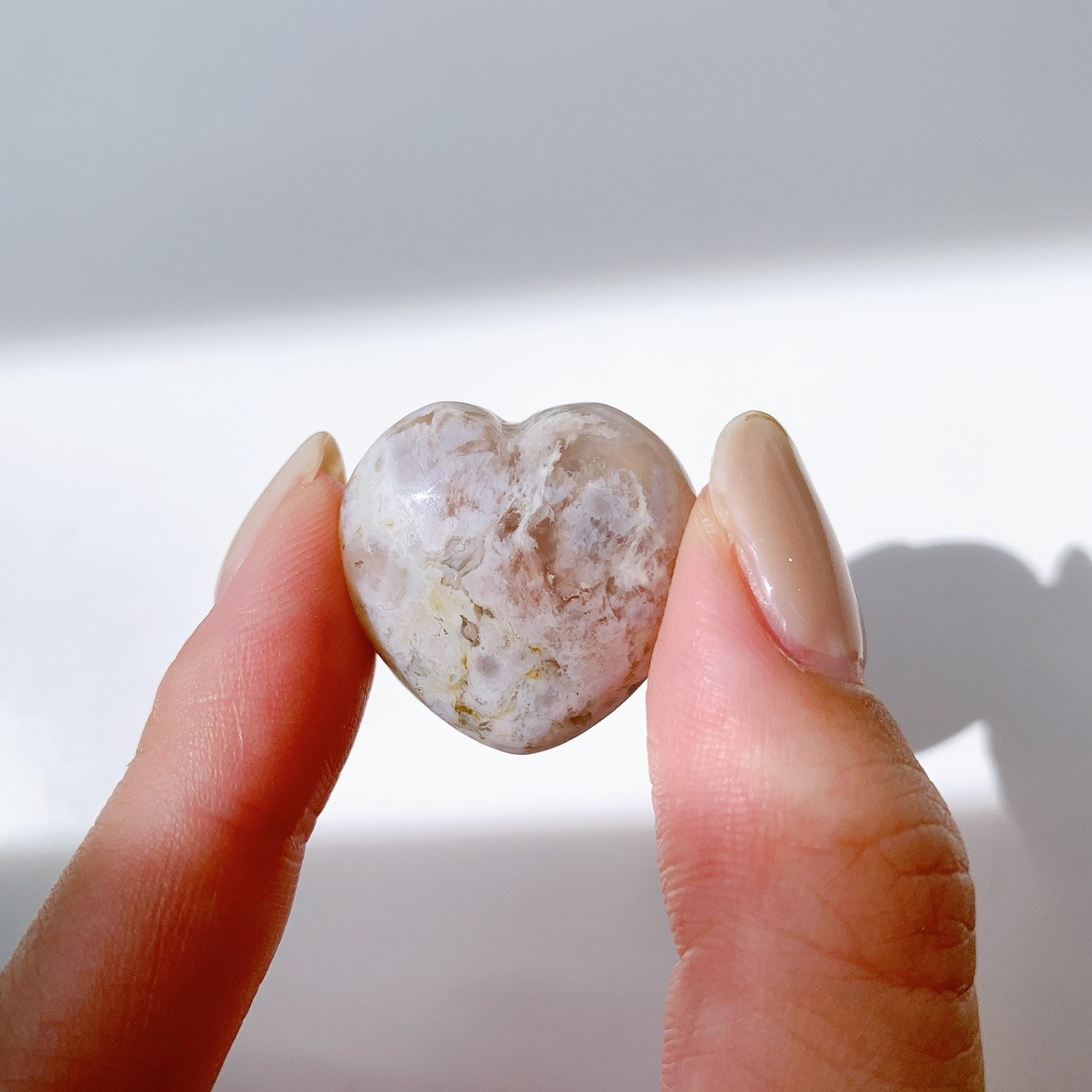 さくらアゲート ハート型 小