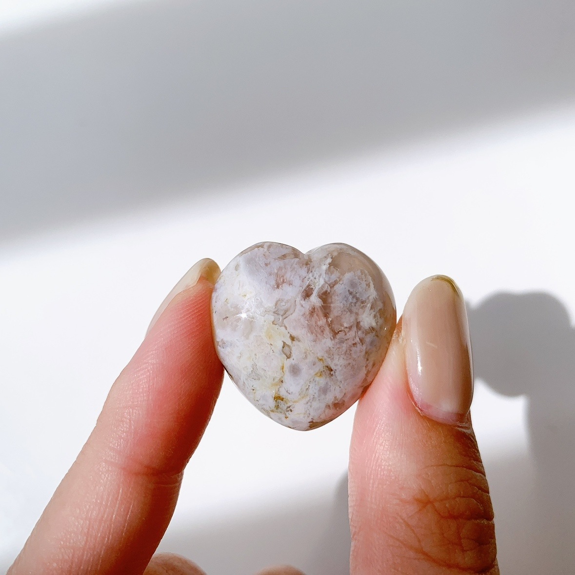 さくらアゲート ハート型 小