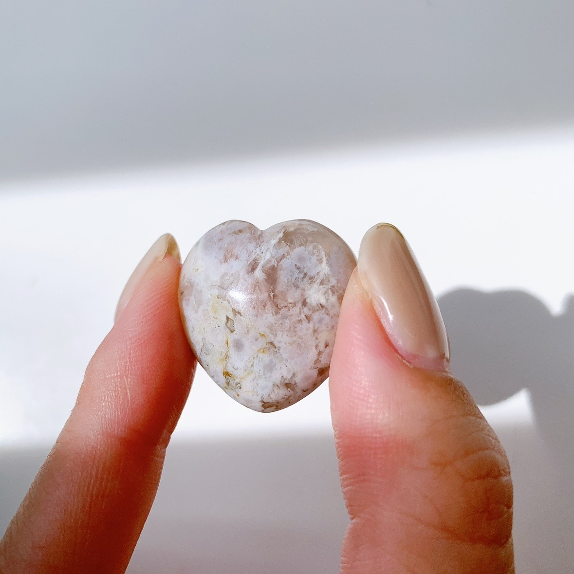 さくらアゲート ハート型 小