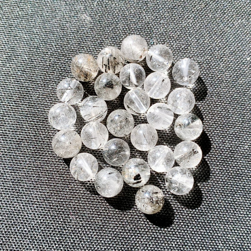 [507B]ブラックトルマリン水晶 (2A・8mm)