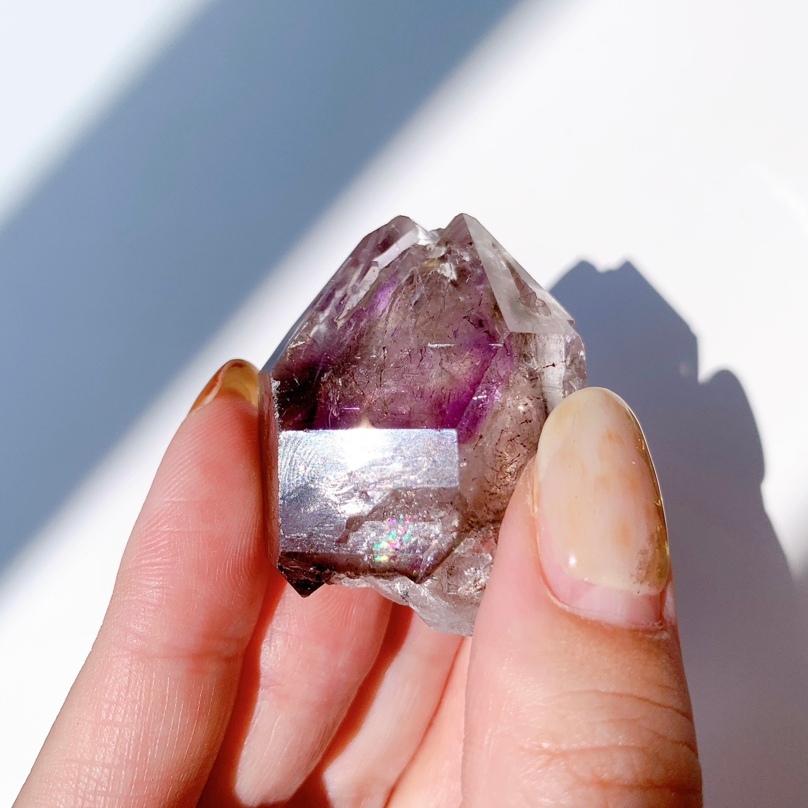 超クッキリ☆コントラスト☆アメジストエレスチャル ブランドバーグ アメジスト エレスチャル | アメジスト | Crystals by