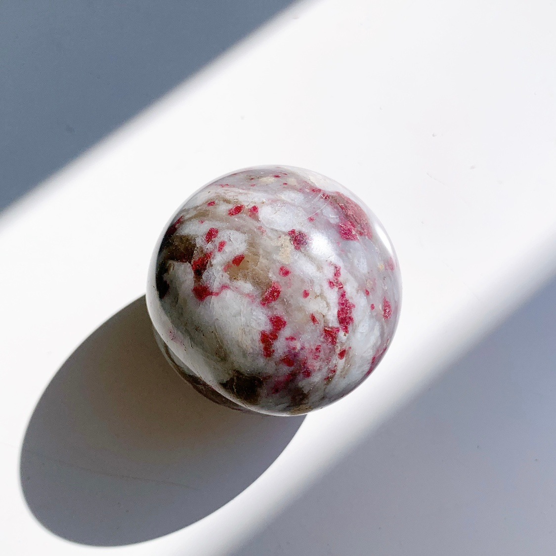 ピンクトルマリンinクォーツ 丸玉