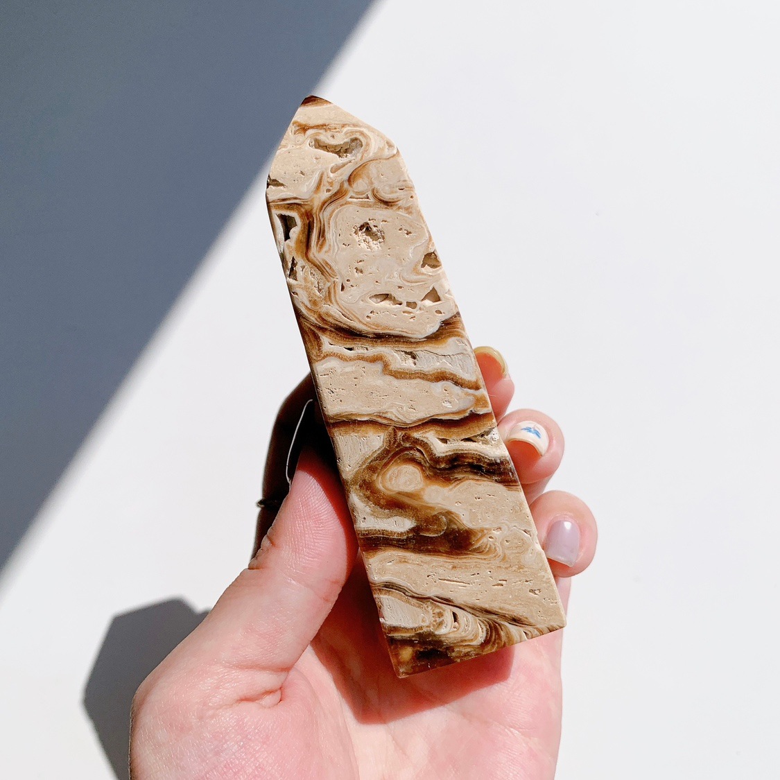 チョコレートカルサイト ポイント | ポイント | Crystals by Purely