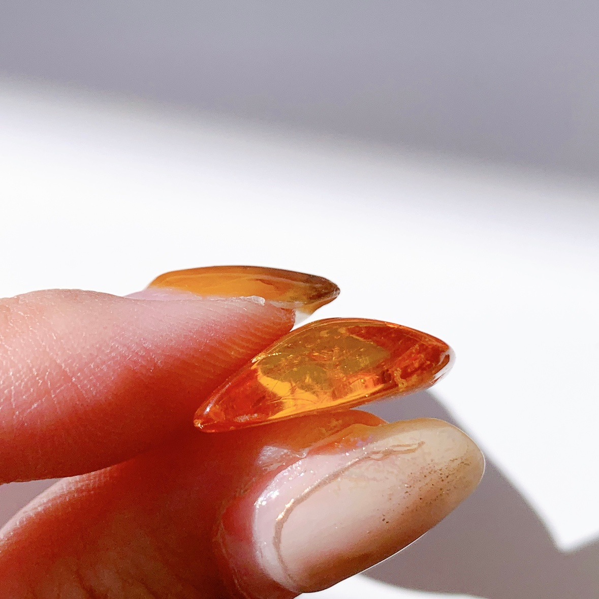 バルティックアンバー虫入り ポリッシュ