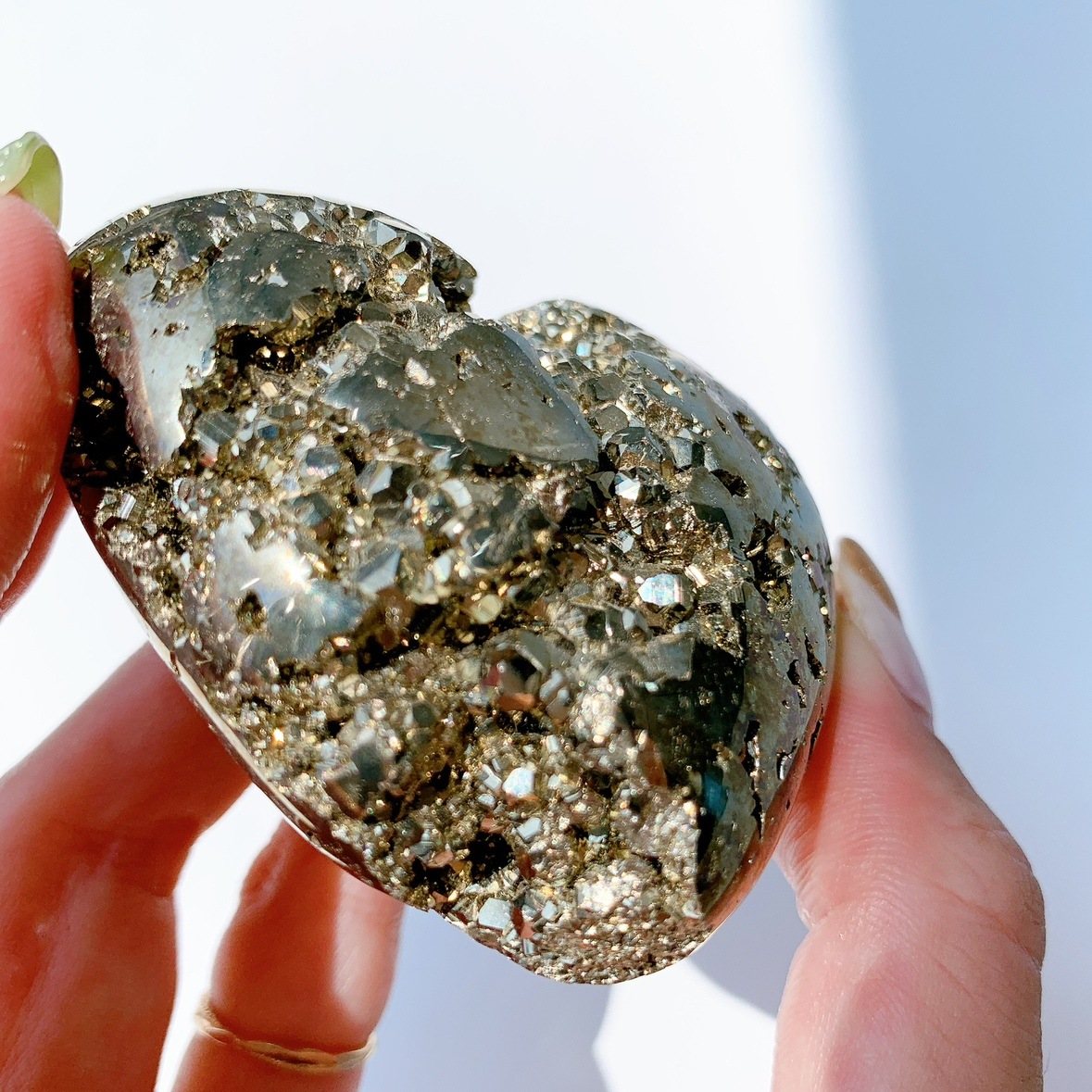 パイライト ハート型