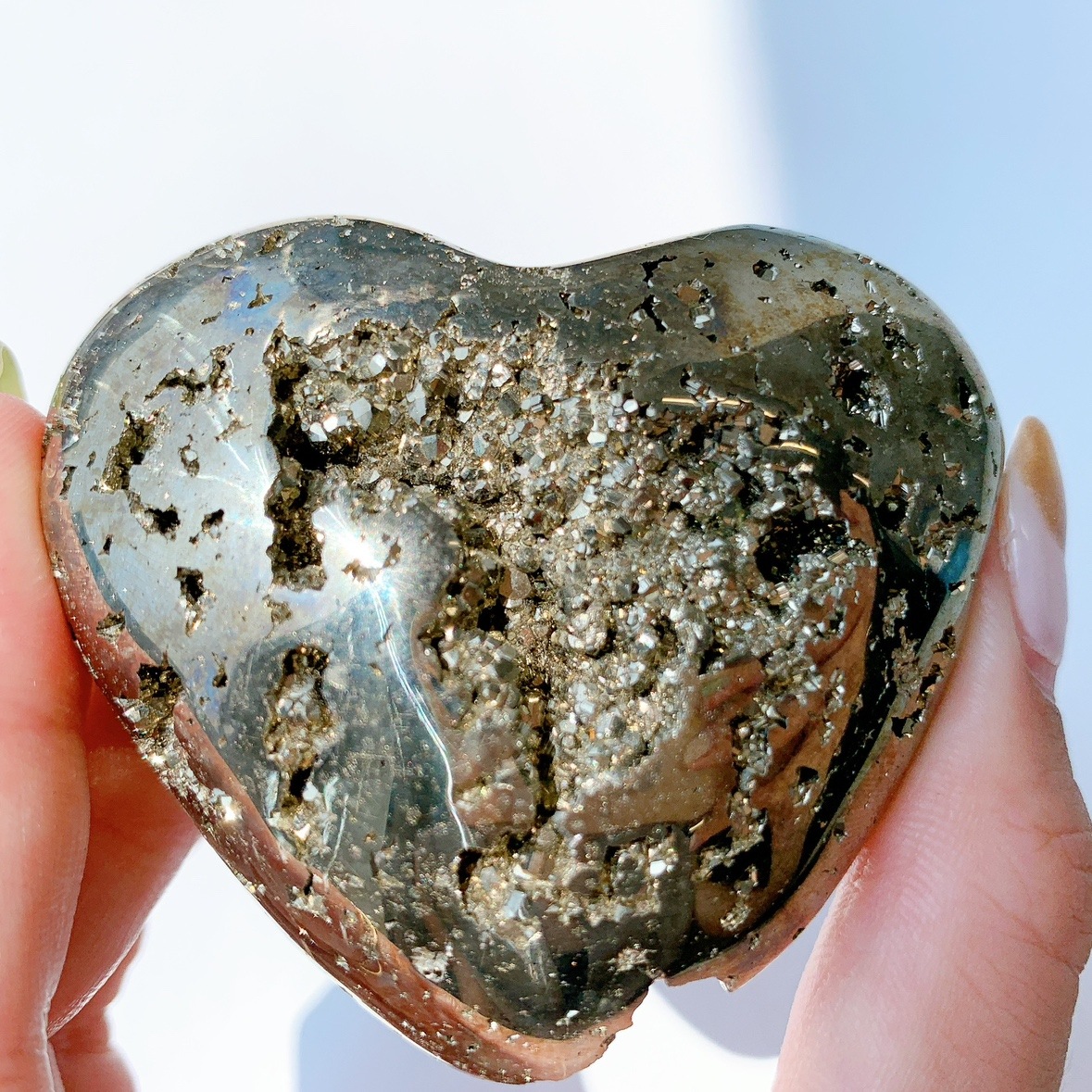 パイライト ハート型