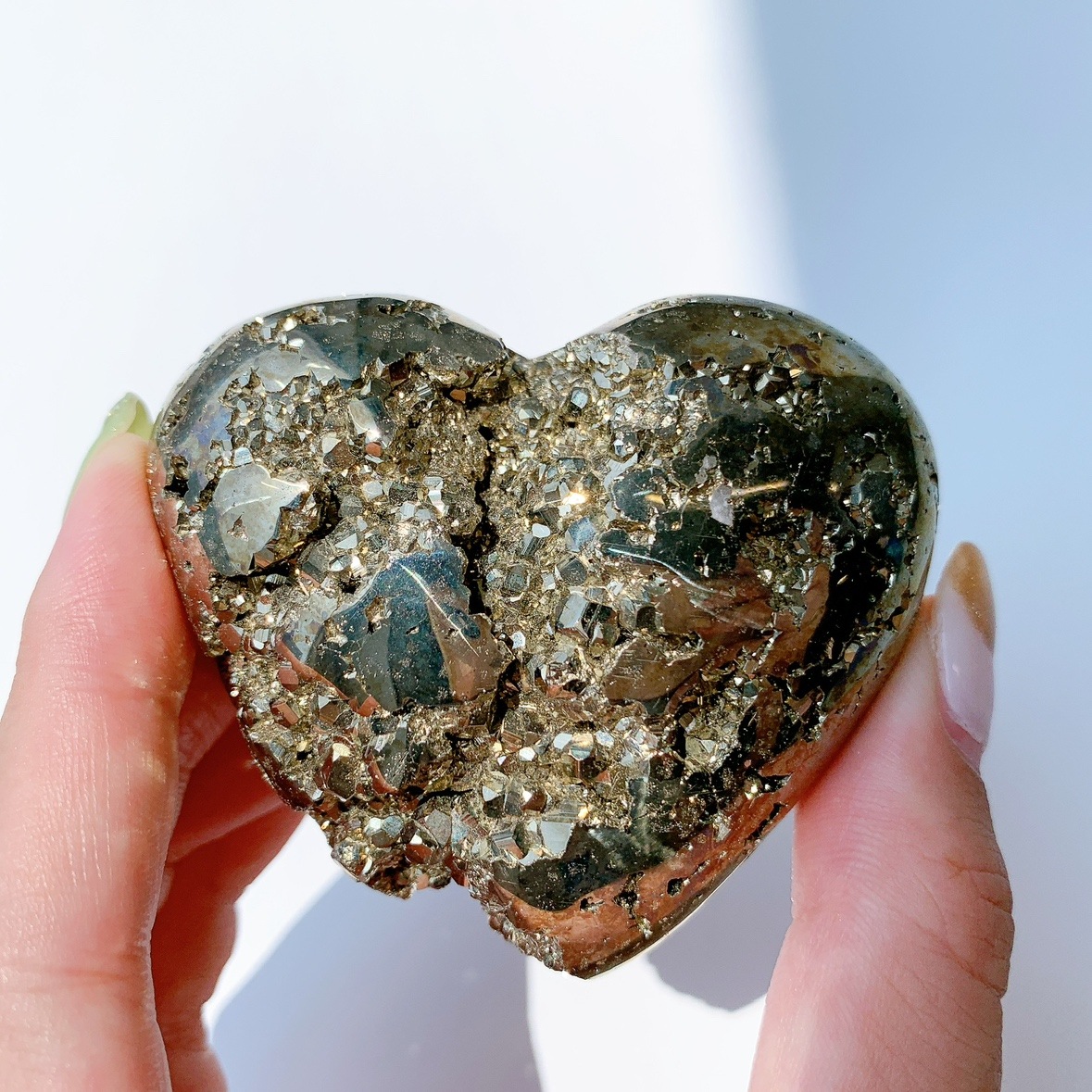 パイライト ハート型
