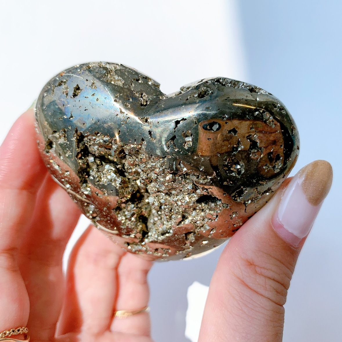 パイライト ハート型