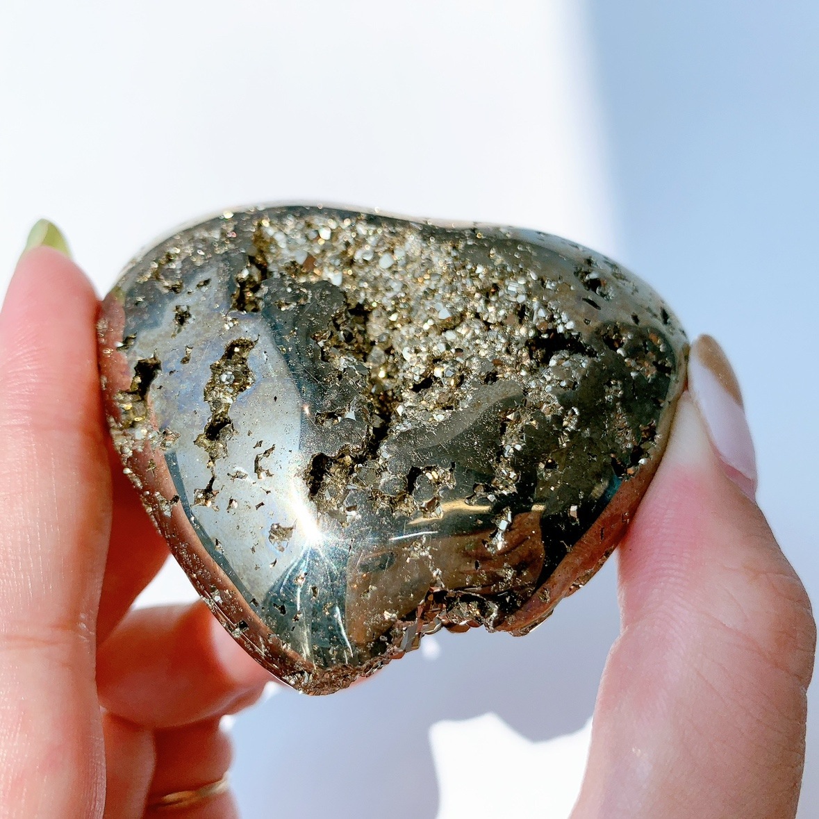 パイライト ハート型