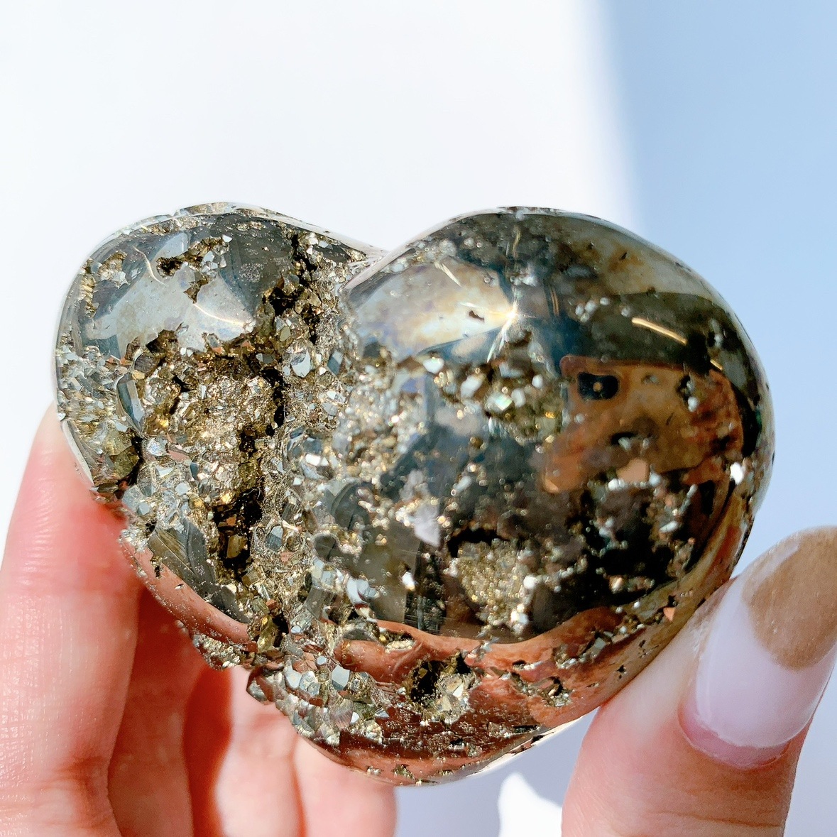 パイライト ハート型