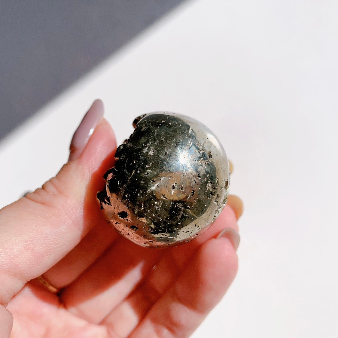 パイライト エッグ型