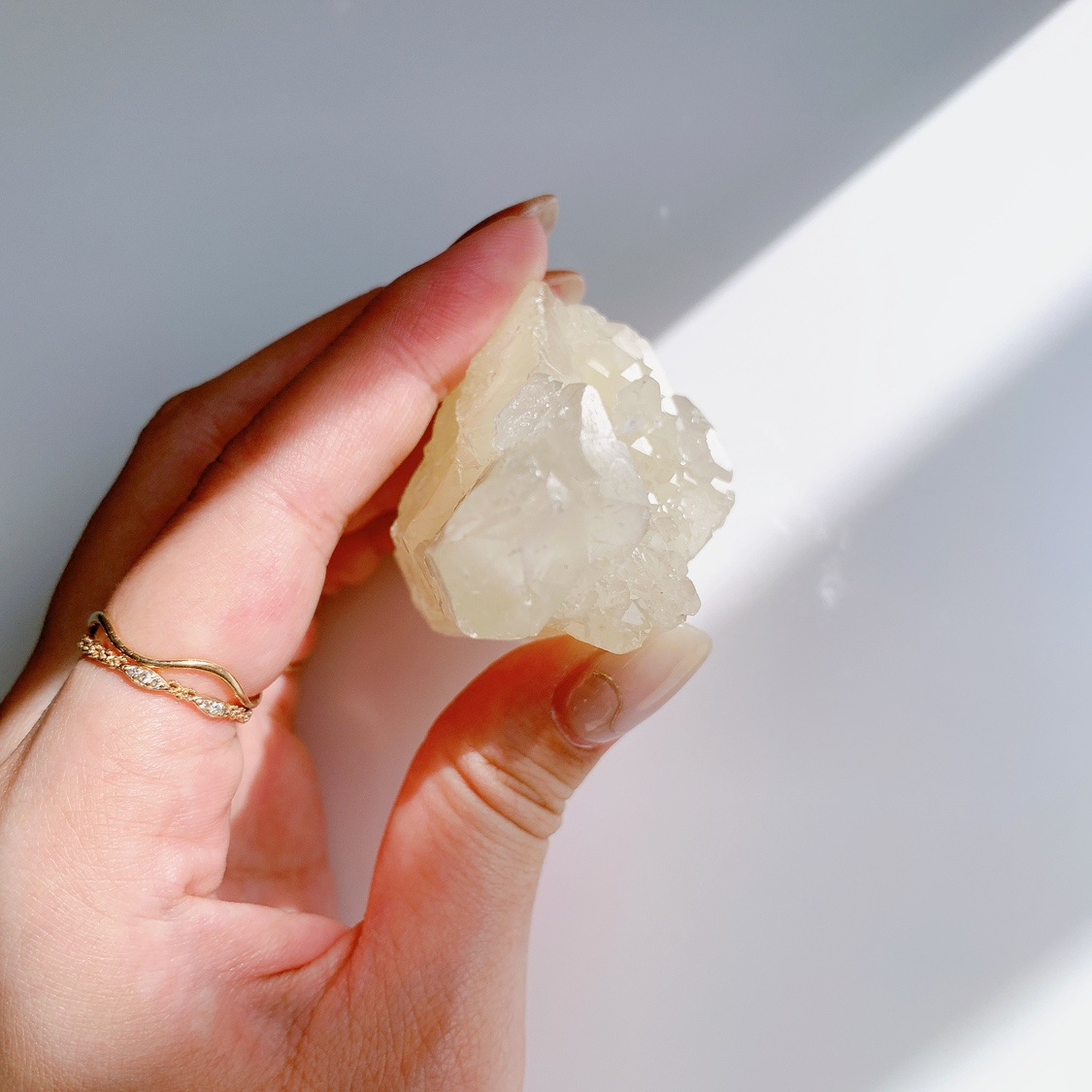 レモンクォーツ（サルファ入り水晶）全面結晶 | 原石 | Crystals by Purely